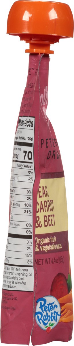 slide 9 of 12, Peter Rabbit Organics Organic Pear Carrot & Beet Fruit & Vegetable Puree 4.4 oz, 4.4 oz