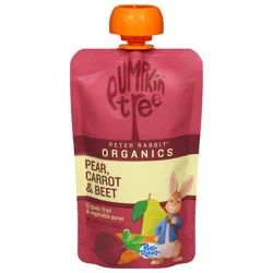 Pumpkin Tree Peter Rabbit Organics Organic Pear, Carrot & Beet Fruit & Vegetable Puree 4.4 oz