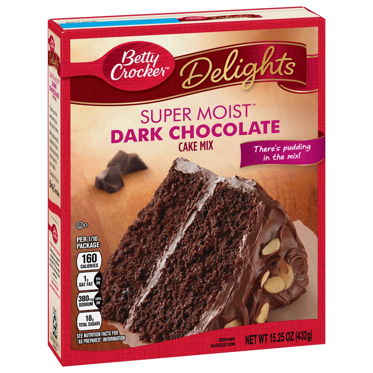 slide 6 of 13, Betty Crocker Super Moist Dark Chocolate Cake Mix, 15.25 oz, 15.25 oz