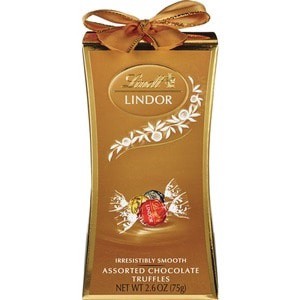 slide 1 of 1, Lindt Holiday Pillar Box Gold - 2.6 oz, 2.6 oz