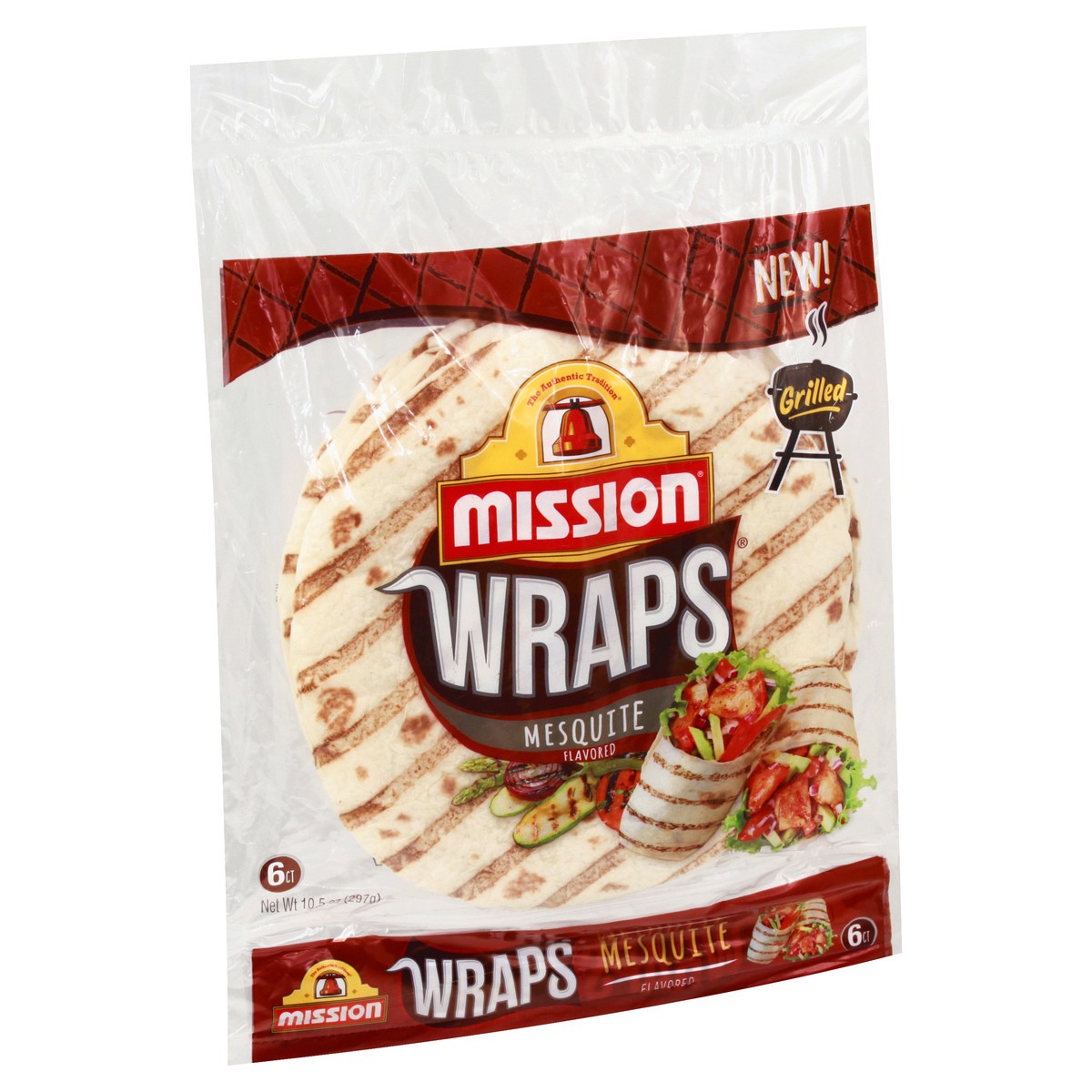 slide 8 of 10, Mission Mesquite Grilled Tortilla Wraps, 10.5 oz