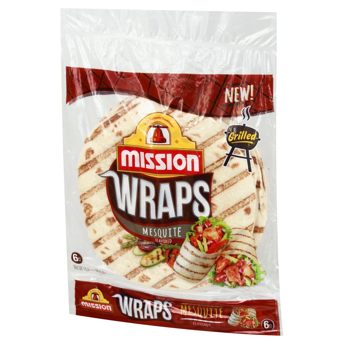 slide 10 of 10, Mission Mesquite Grilled Tortilla Wraps, 10.5 oz