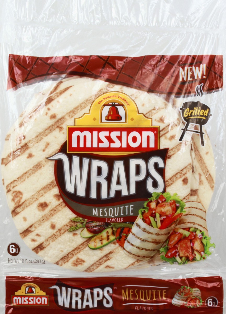 slide 9 of 10, Mission Mesquite Grilled Tortilla Wraps, 10.5 oz