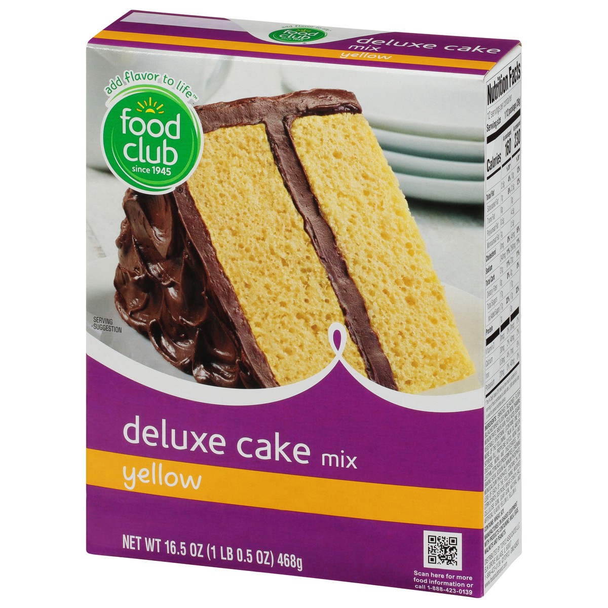 slide 3 of 14, Food Club Yellow Deluxe Cake Mix 16.5 oz, 16.5 oz