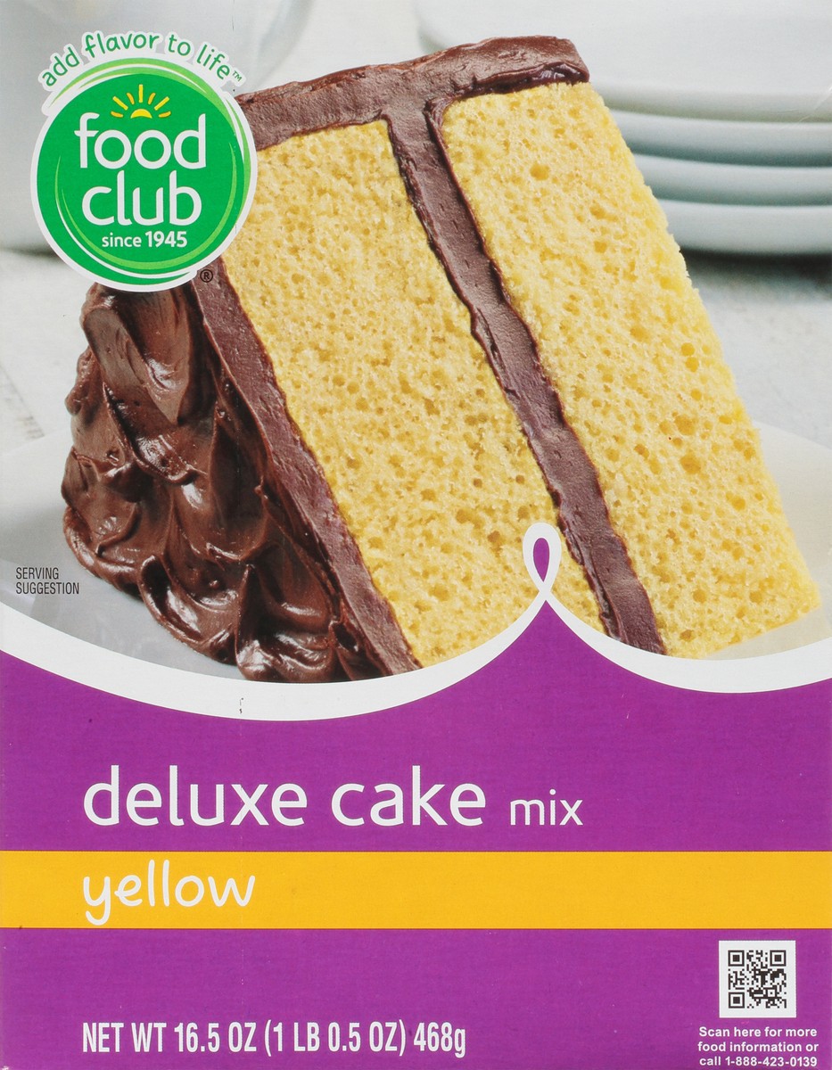 slide 7 of 14, Food Club Yellow Deluxe Cake Mix 16.5 oz, 16.5 oz