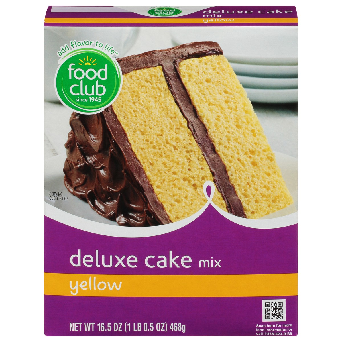 slide 11 of 14, Food Club Yellow Deluxe Cake Mix 16.5 oz, 16.5 oz