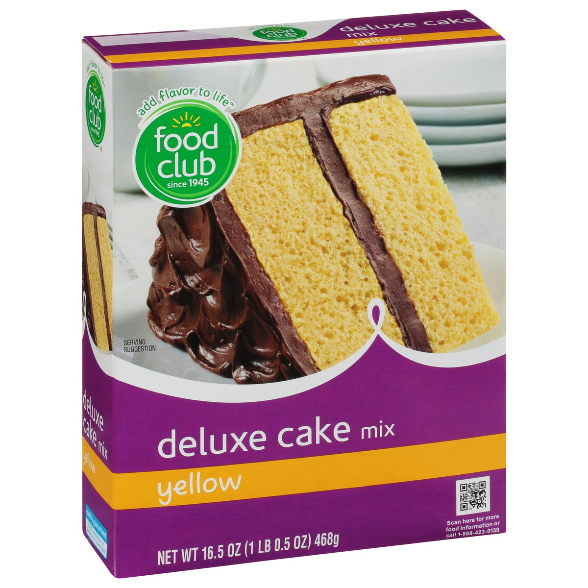 slide 13 of 14, Food Club Yellow Deluxe Cake Mix 16.5 oz, 16.5 oz