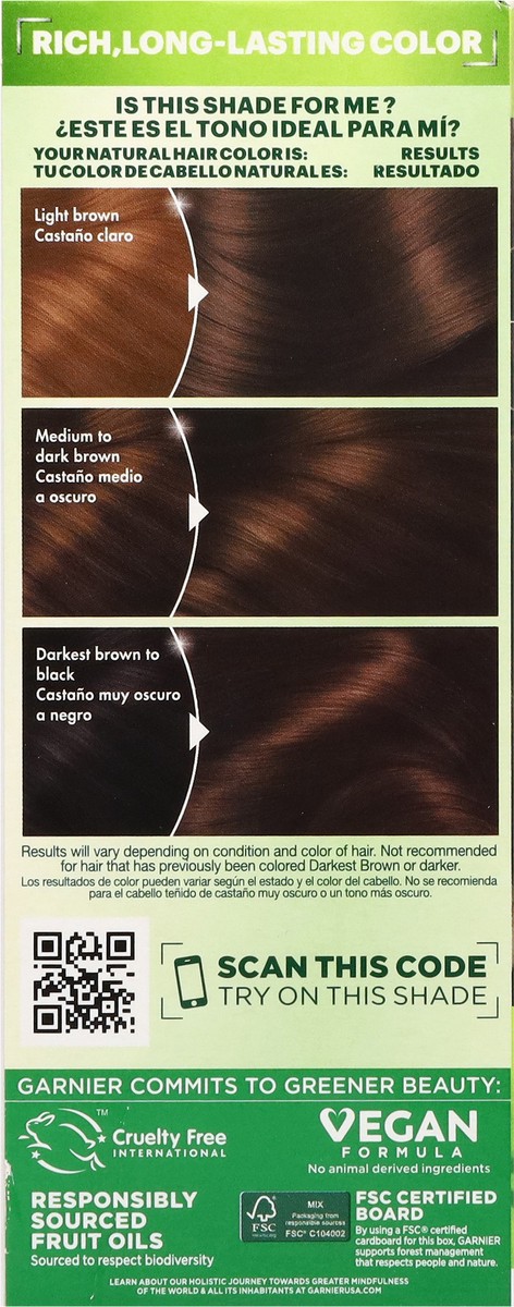 slide 6 of 11, Garnier Dark Brown 40 Ultra Creme Permanent Hair Color 1 ea, 1.0 ct