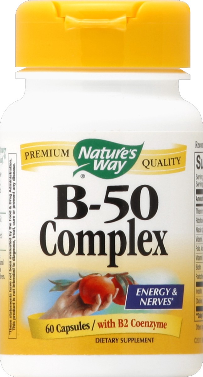 slide 2 of 3, Nature's Way B-50 Complex 60 ea, 60 ct