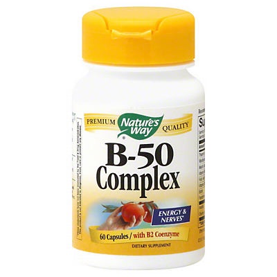 slide 1 of 3, Nature's Way B-50 Complex 60 ea, 60 ct