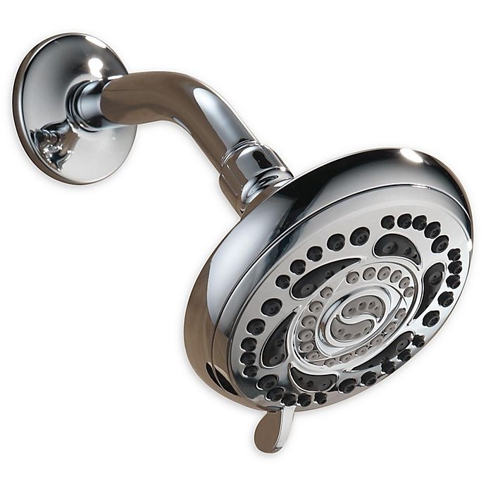 slide 1 of 1, Delta 7-Spray Fixed Showerhead - Chrome, 1 ct