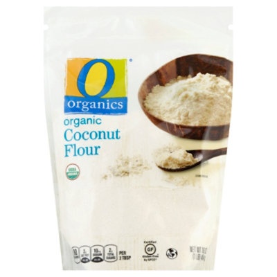 slide 1 of 2, O Orgnc Flour Coconut, 16 oz