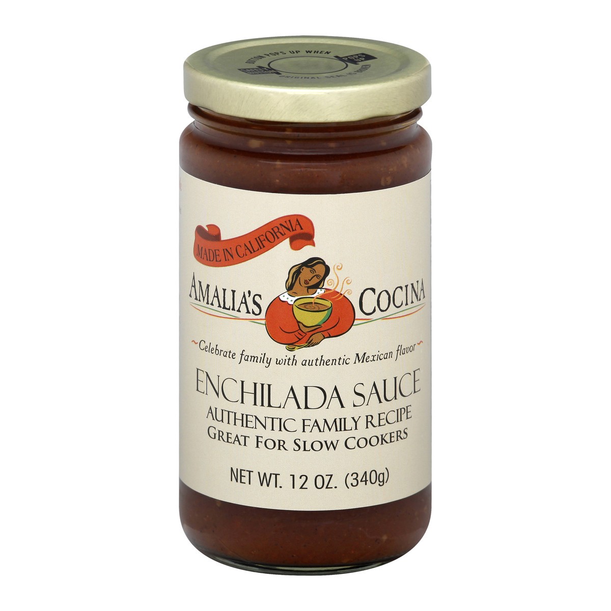 slide 7 of 11, Amalia's Cocina Enchilada Sauce 12 oz, 12 oz