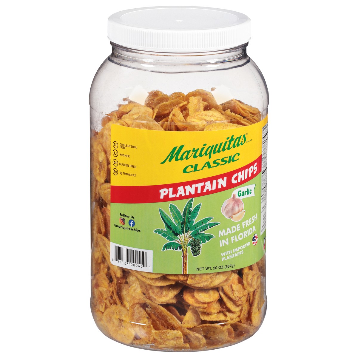 slide 3 of 11, Mariquitas Garlic Barrel, 20 oz