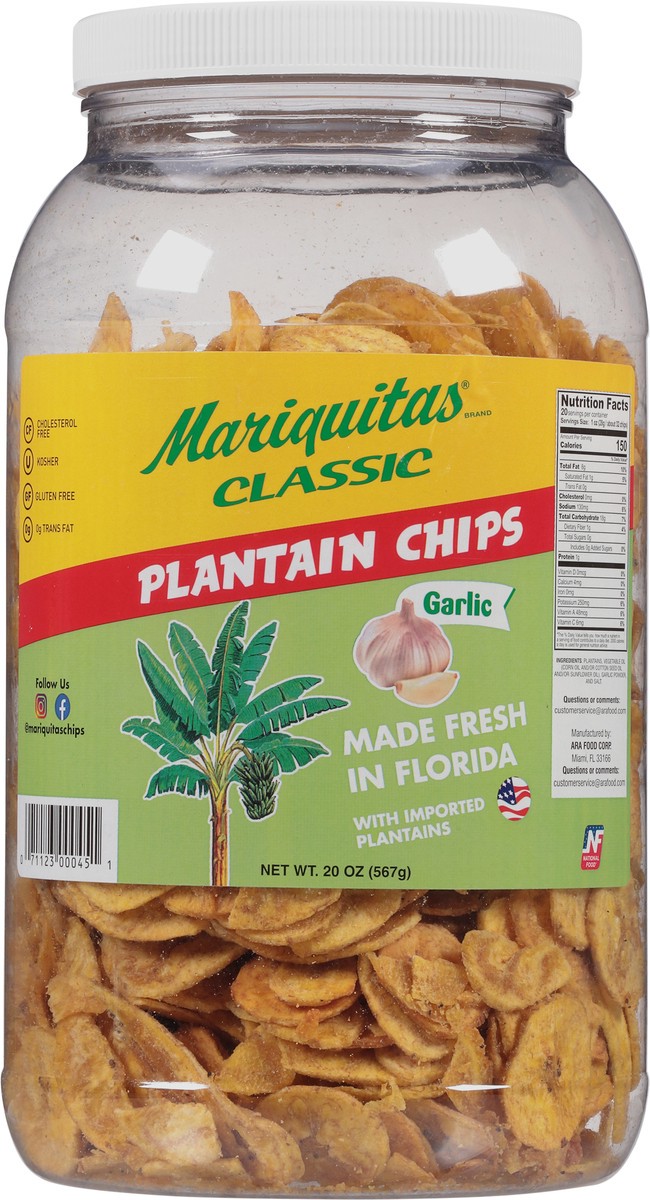 slide 10 of 11, Mariquitas Garlic Barrel, 20 oz