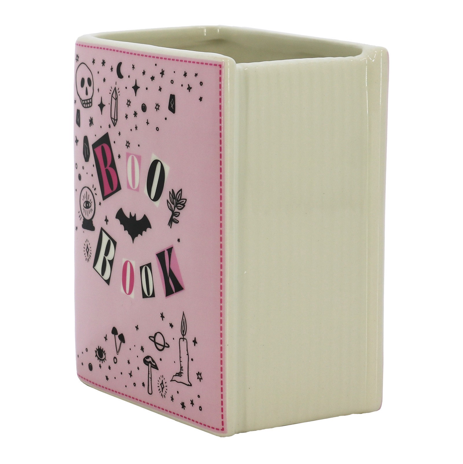 slide 2 of 5, 6" Pink Boo Book Decorative Ceramic Container By Ashland, 6 in
