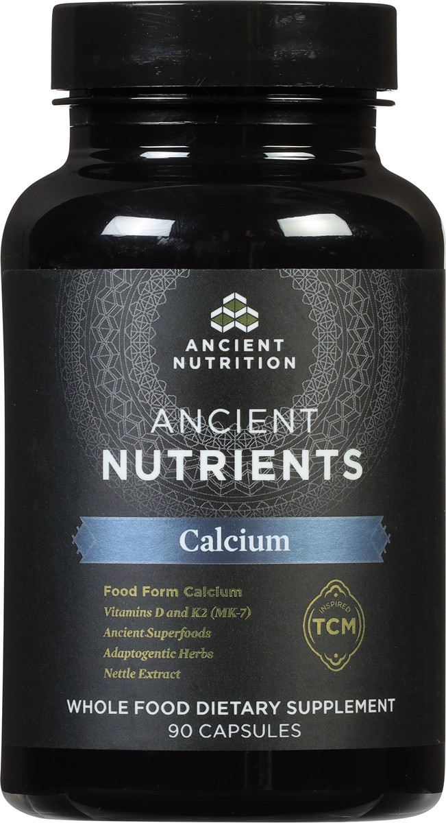 slide 10 of 12, Ancient Nutrition Calcium 90 Capsules, 90 ct
