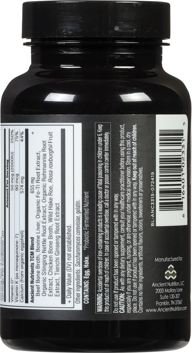 slide 11 of 12, Ancient Nutrition Calcium 90 Capsules, 90 ct