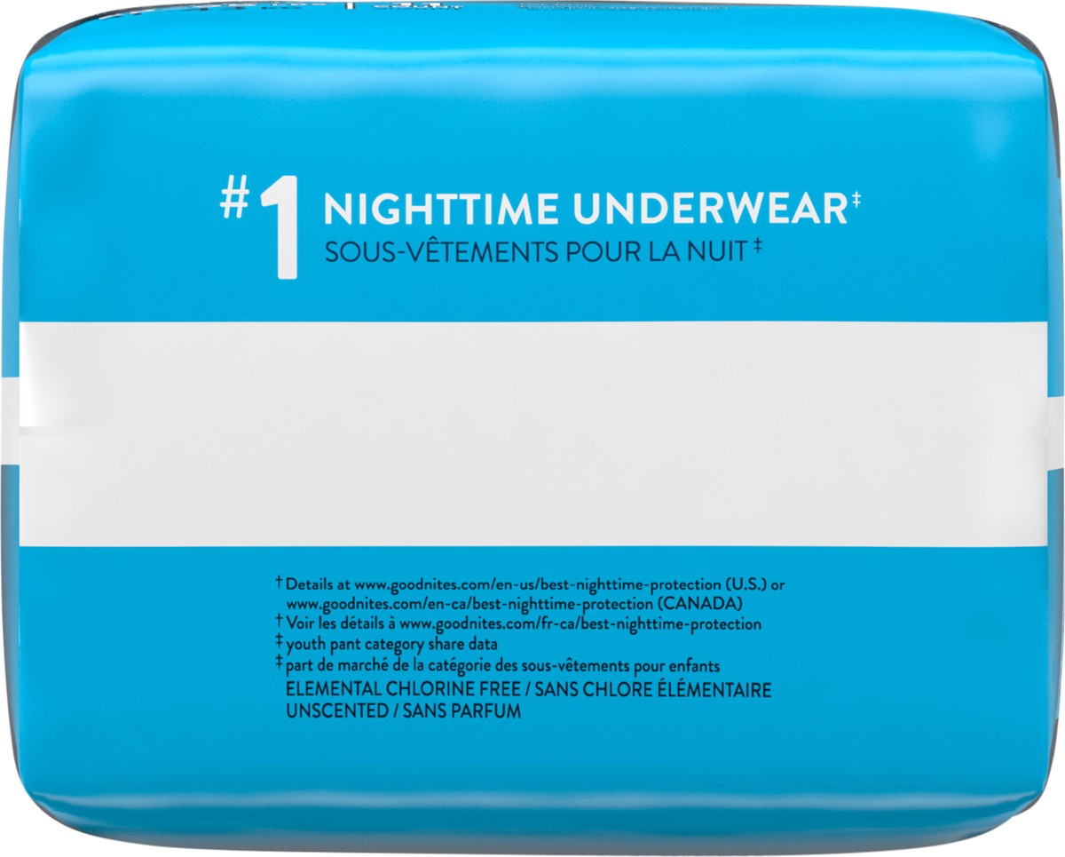 slide 2 of 9, Goodnites Boys' Nighttime Bedwetting Underwear, Size Large (68-95 lbs), 11 Ct, 11 ct