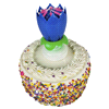 slide 14 of 17, Kolorae Singing Flower Birthday Candle, Assorted Colors, 1 ct