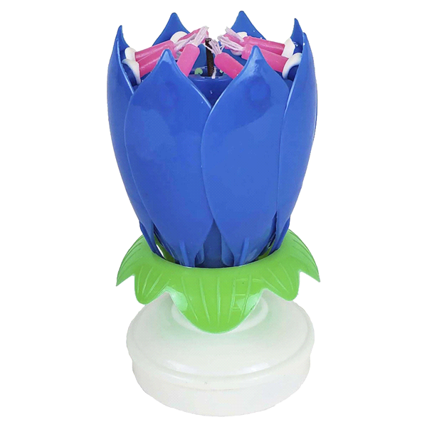 slide 4 of 17, Kolorae Singing Flower Birthday Candle, Assorted Colors, 1 ct