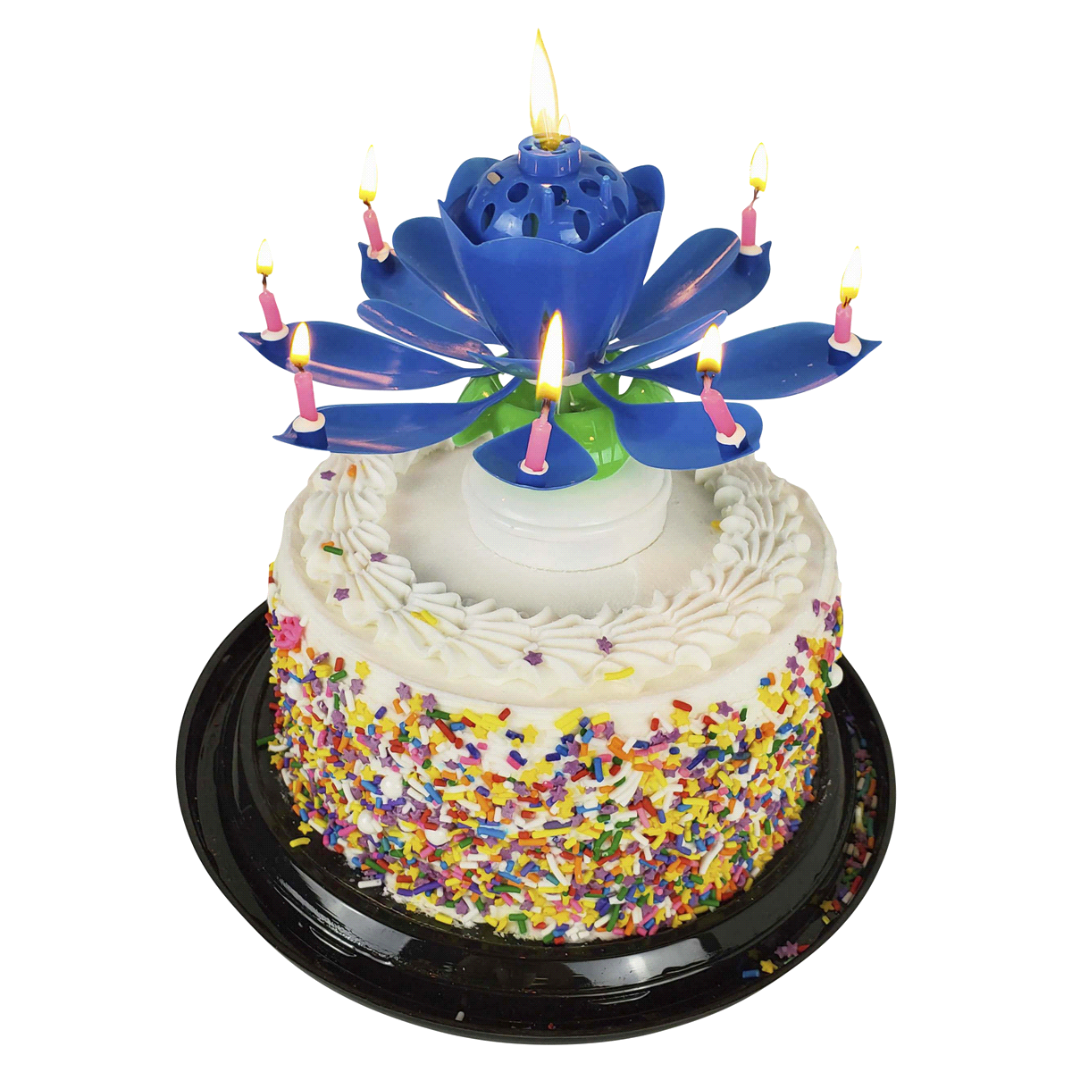slide 9 of 17, Kolorae Singing Flower Birthday Candle, Assorted Colors, 1 ct