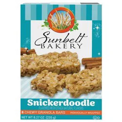 Chewy Granola Bars, Sunbelt Bakery Family Pack Snickerdoodle