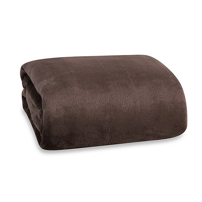 slide 1 of 1, Berkshire Blanket Modern Comfort Throw - Chocolate, 1 ct