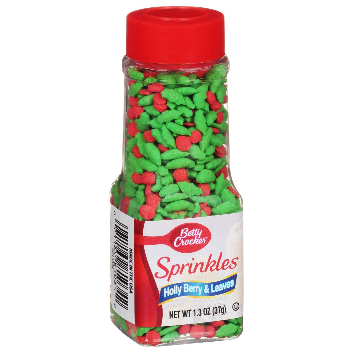 slide 4 of 13, Betty Crocker Decorating Decors Holly Berry And Leaves - 1.3 Oz, 1.3 oz