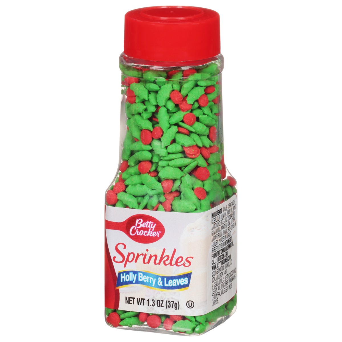 slide 10 of 13, Betty Crocker Decorating Decors Holly Berry And Leaves - 1.3 Oz, 1.3 oz