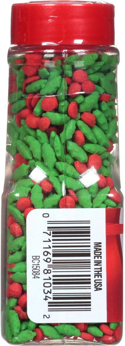 slide 3 of 13, Betty Crocker Decorating Decors Holly Berry And Leaves - 1.3 Oz, 1.3 oz