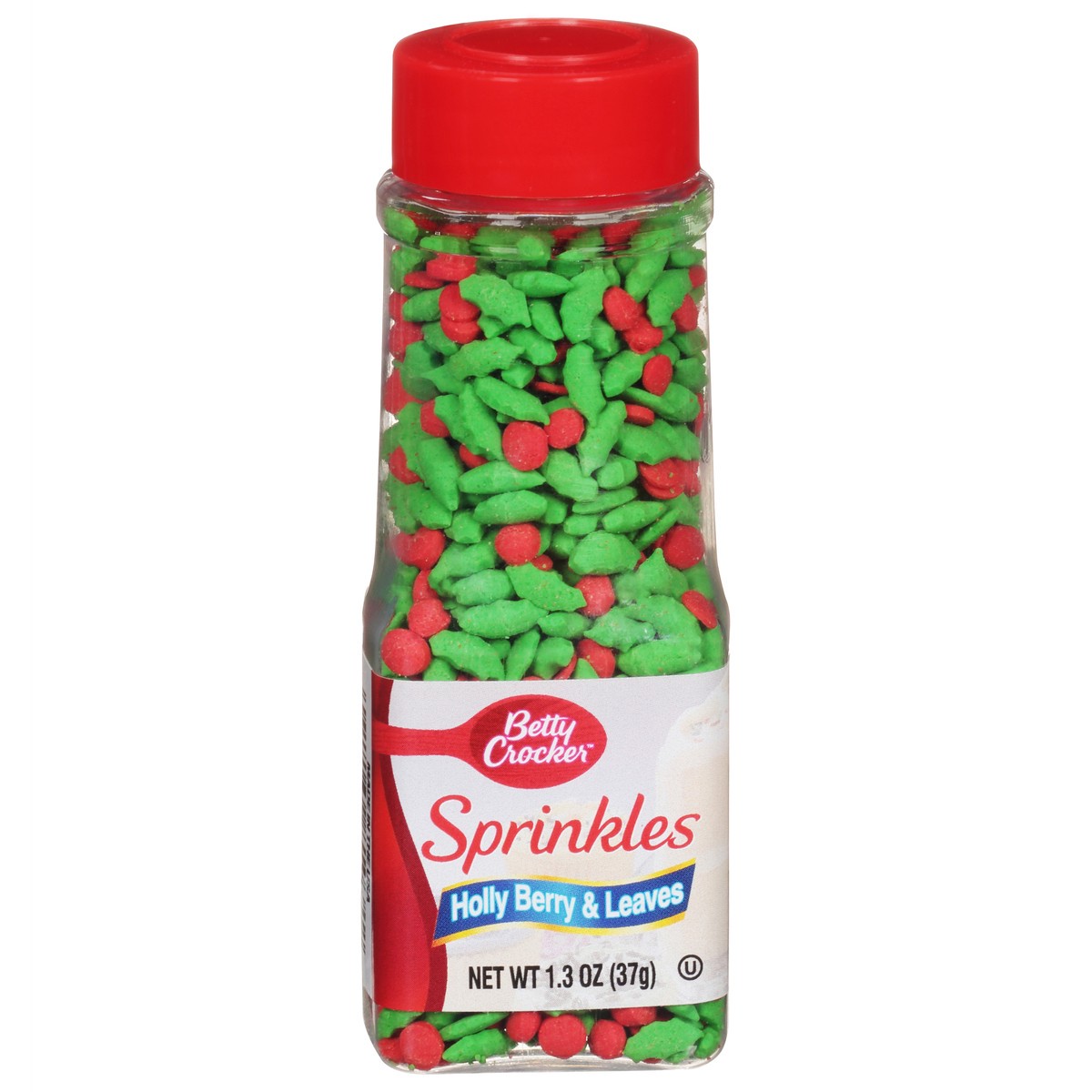 slide 12 of 13, Betty Crocker Decorating Decors Holly Berry And Leaves - 1.3 Oz, 1.3 oz