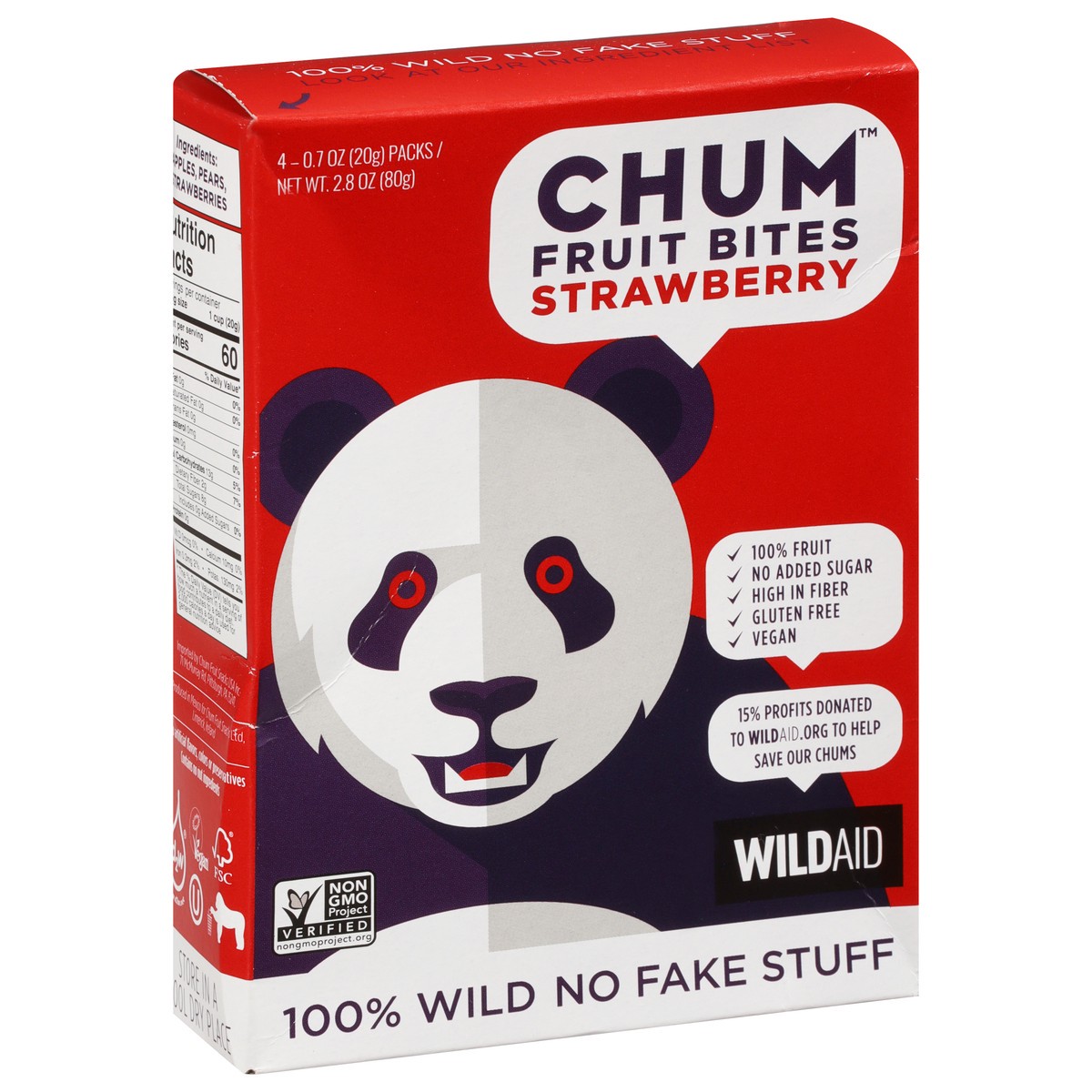 slide 8 of 9, Chum Strawberry Fruit Bites Pack 4 - 0.7 oz Packs, 4 ct