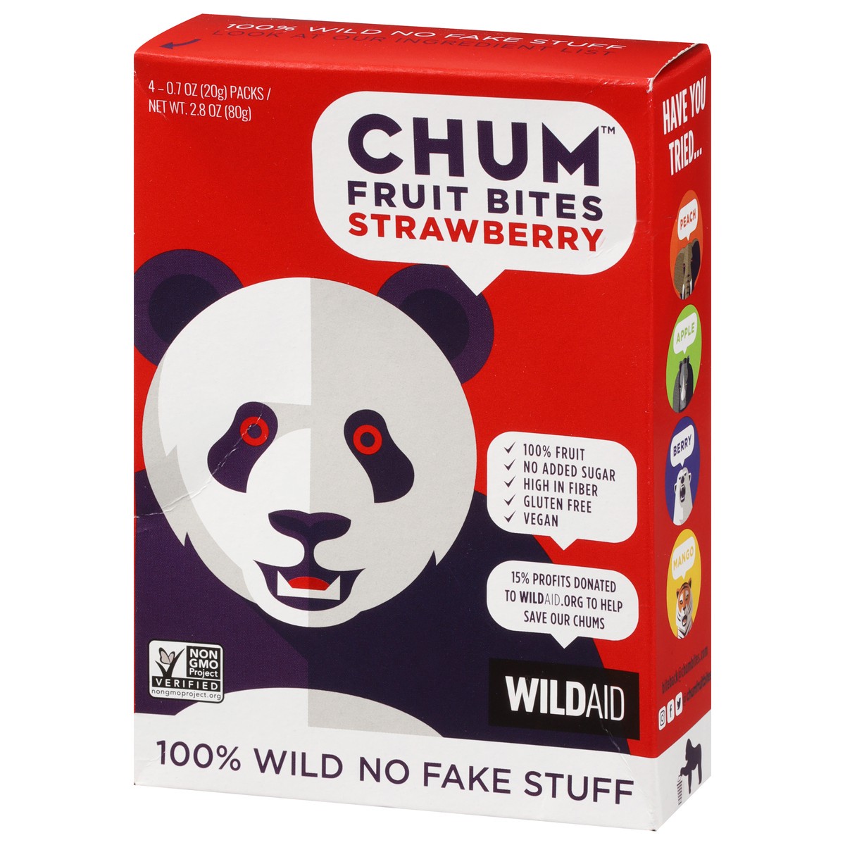 slide 5 of 9, Chum Strawberry Fruit Bites Pack 4 - 0.7 oz Packs, 4 ct