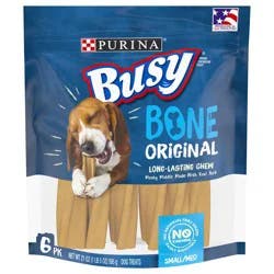 Purina Busy Bone Adult Dog Chew Bone Treats, Original