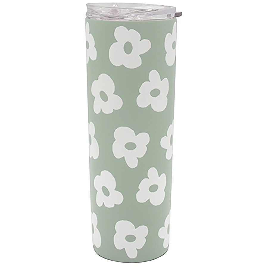 slide 1 of 1, Modern Expressions Floral Travel Tumbler, 1 ct