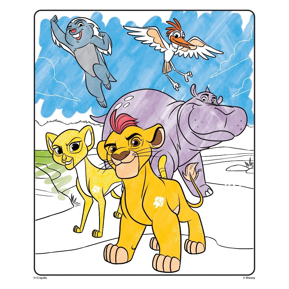 slide 9 of 10, Crayola Lion Guard Color Wonder Coloring Pages, 1 ct