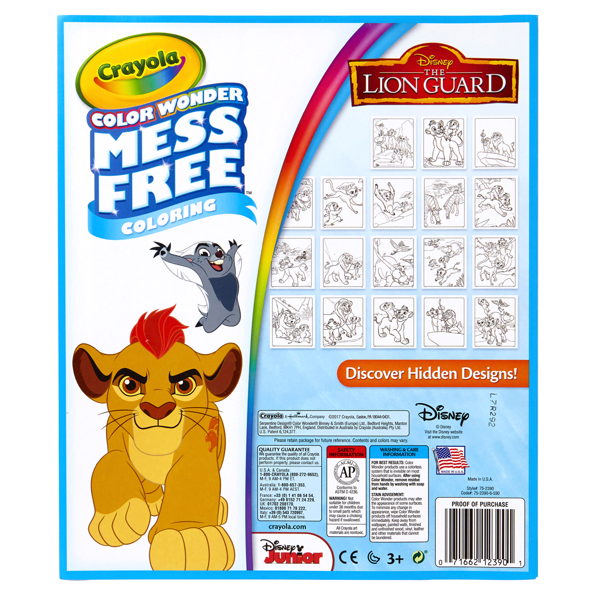 slide 10 of 10, Crayola Lion Guard Color Wonder Coloring Pages, 1 ct