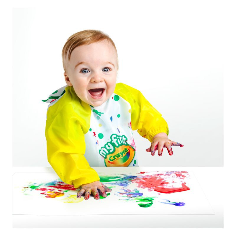 slide 6 of 7, Crayola Stage 1 Washable Fingerpaint Kit, 1 ct