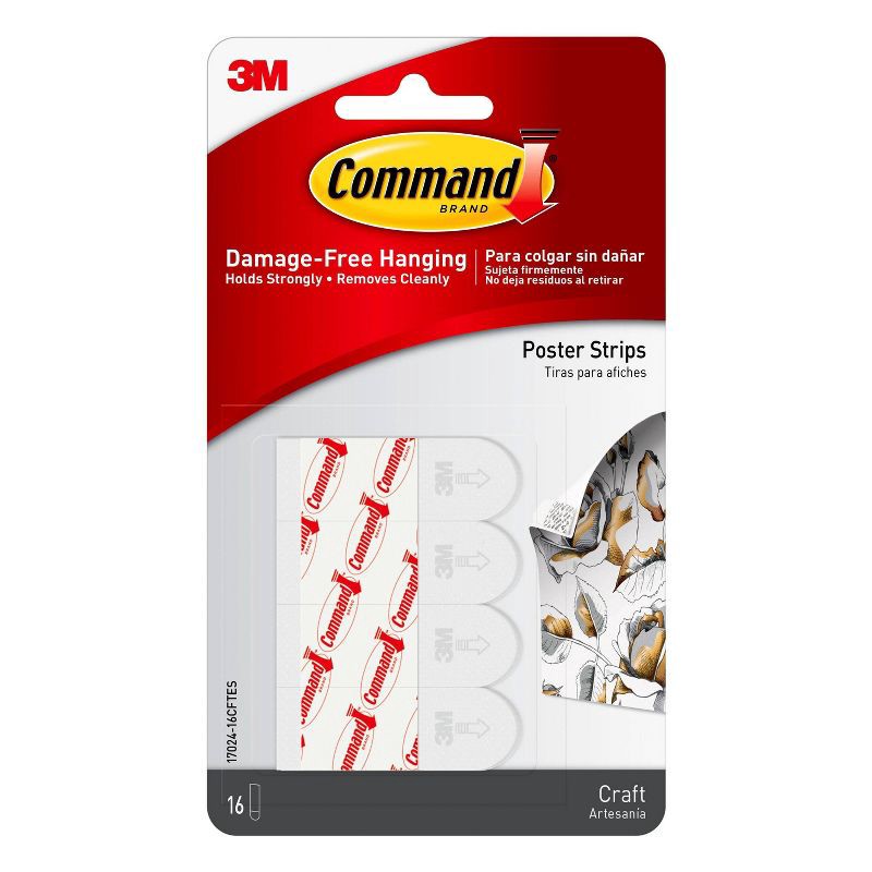 slide 1 of 10, Command 16ct Craft Poster Strips, 16 ct