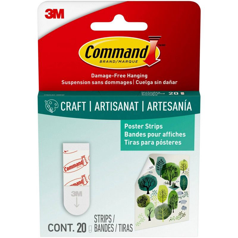 slide 1 of 11, Command 16ct Craft Poster Strips, 16 ct