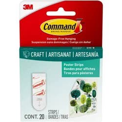 Command 20ct Craft Poster Strips