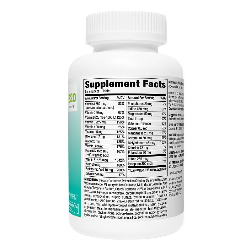 slide 3 of 4, Adults 50+ Multivitamin Tablets - 220ct - up&up™, 220 ct
