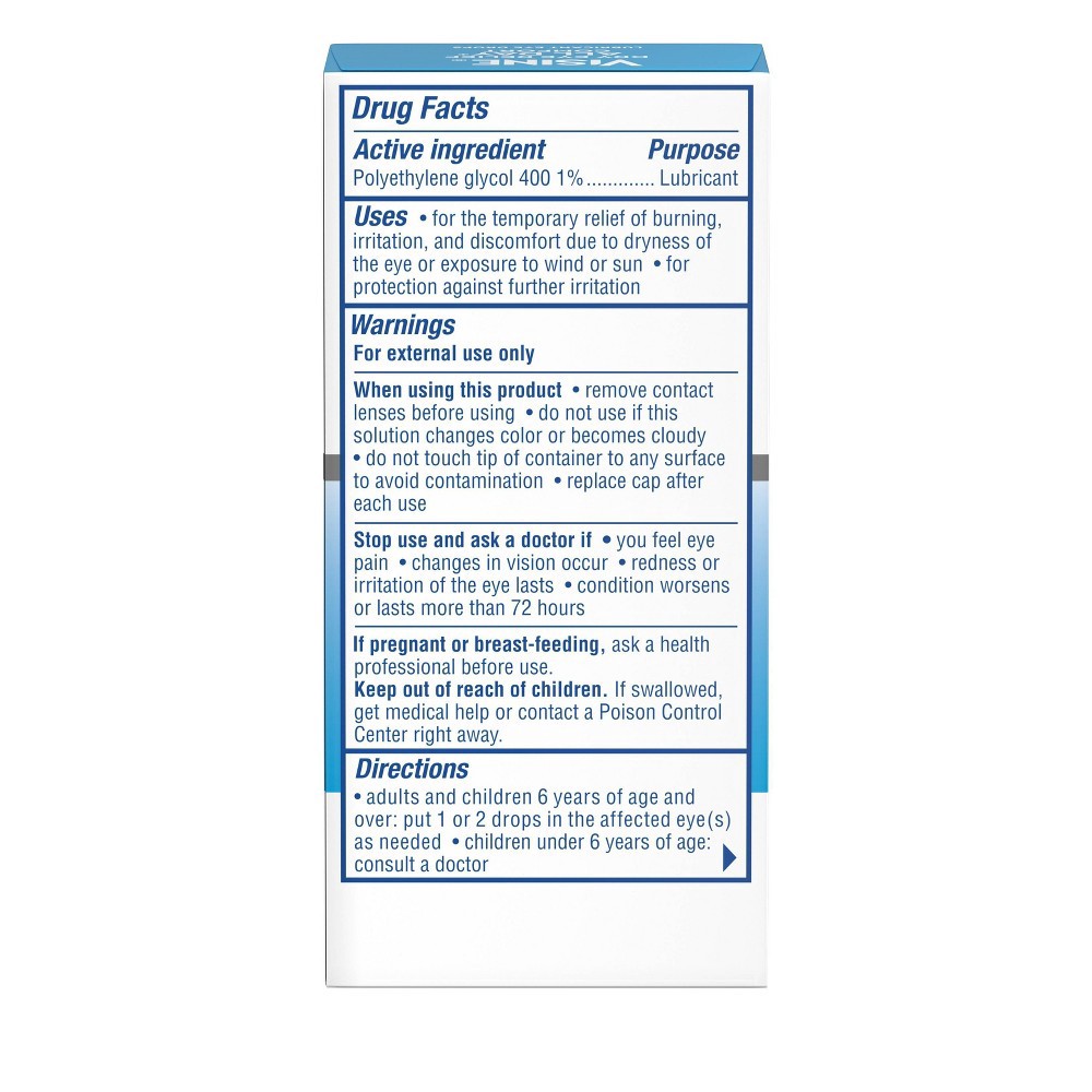 slide 5 of 8, Visine All Day Comfort Dry-Eye Relief Lubricant Eye Drops - .5 fl oz, 0.5 fl oz