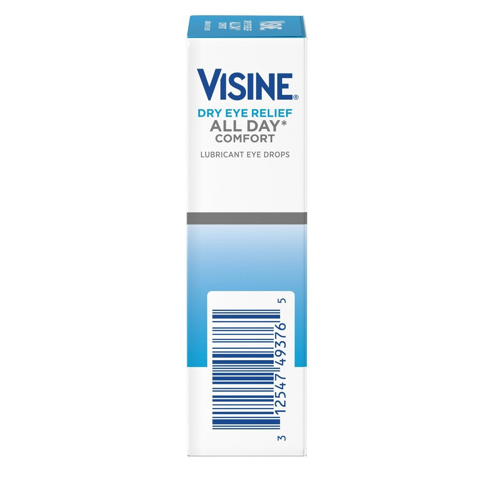 slide 7 of 8, Visine All Day Comfort Dry-Eye Relief Lubricant Eye Drops - .5 fl oz, 0.5 fl oz