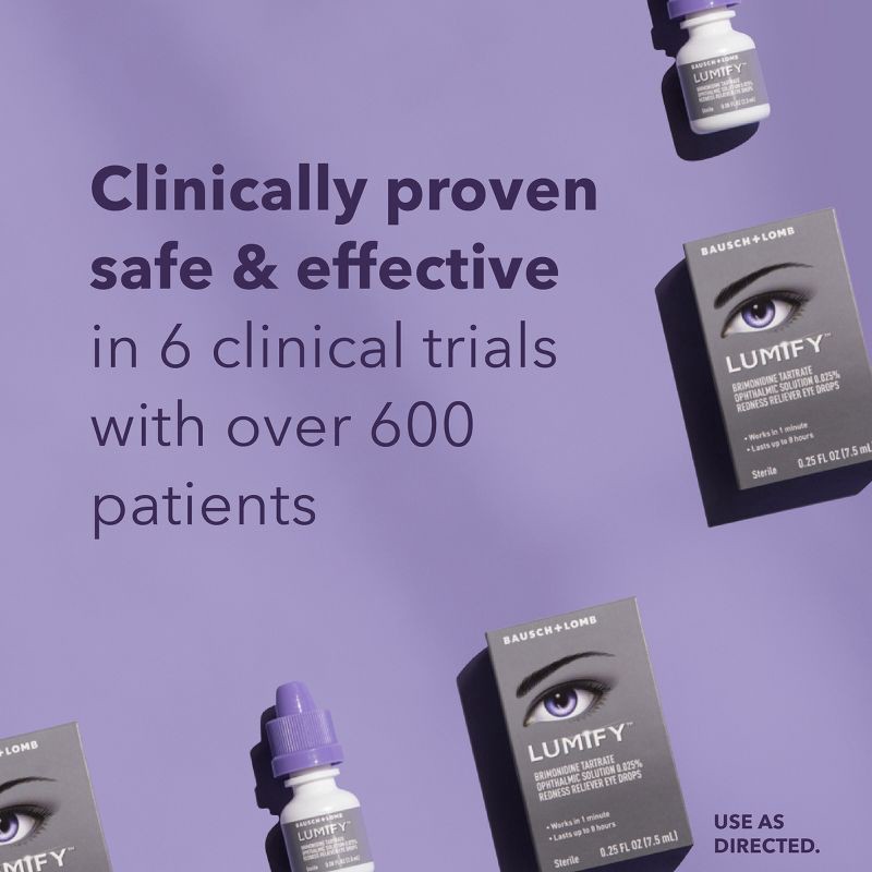 slide 9 of 9, Lumify Eye Drops for Redness Relief - 2.5ml, 2.5 ml