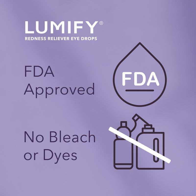 slide 6 of 9, Lumify Eye Drops for Redness Relief - 2.5ml, 2.5 ml
