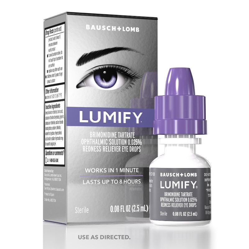 slide 1 of 9, Lumify Eye Drops for Redness Relief - 2.5ml, 2.5 ml