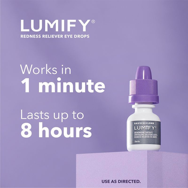 slide 5 of 9, Lumify Eye Drops for Redness Relief - 7.5ml, 7.5 ml