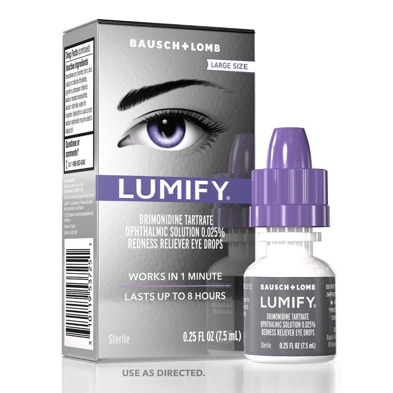 slide 1 of 9, Lumify Eye Drops for Redness Relief - 7.5ml, 7.5 ml